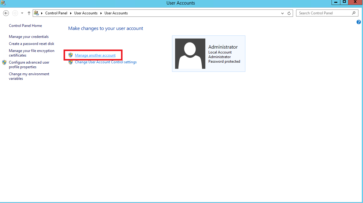 Windows Server 2012 Hesapları Kontrol Etmek